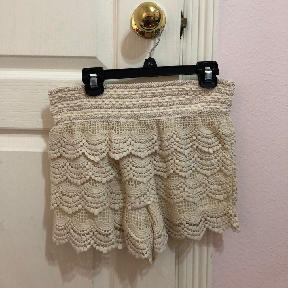 Lace shorts!